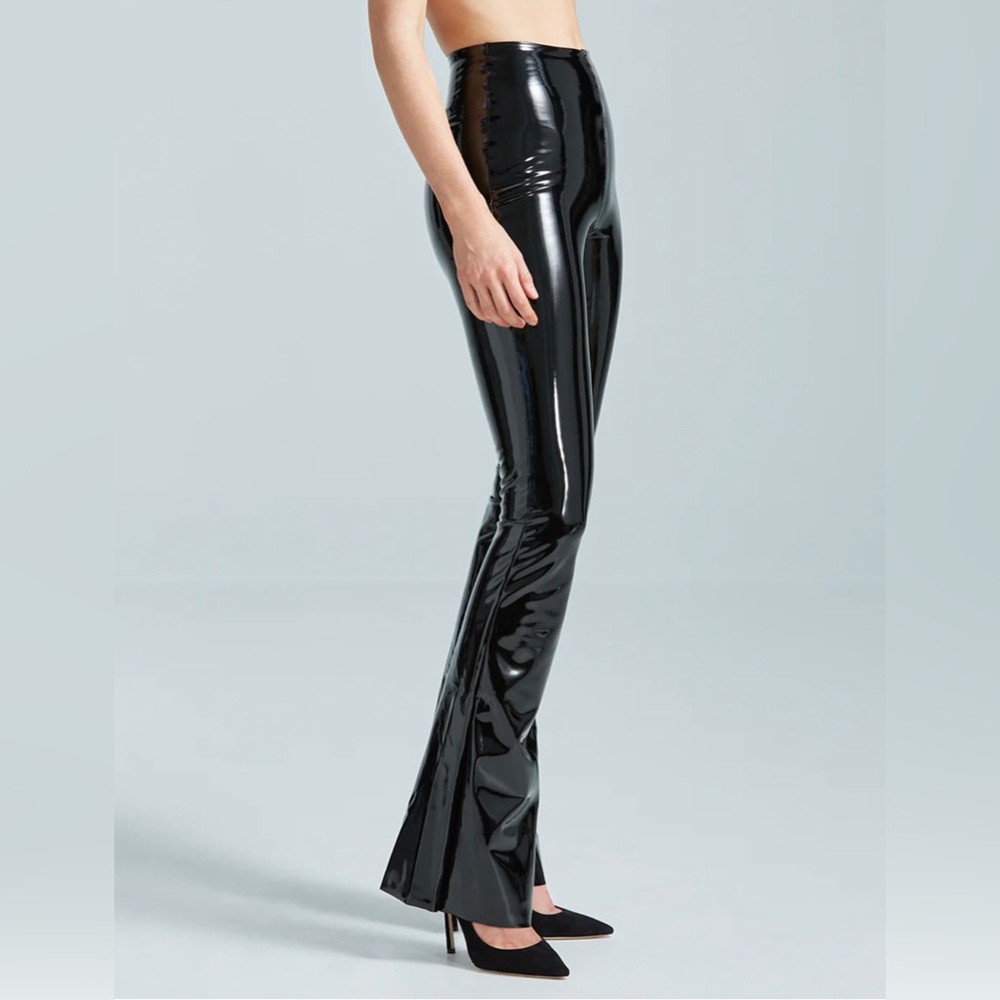 Commando Faux Patent Leather Flare Legging